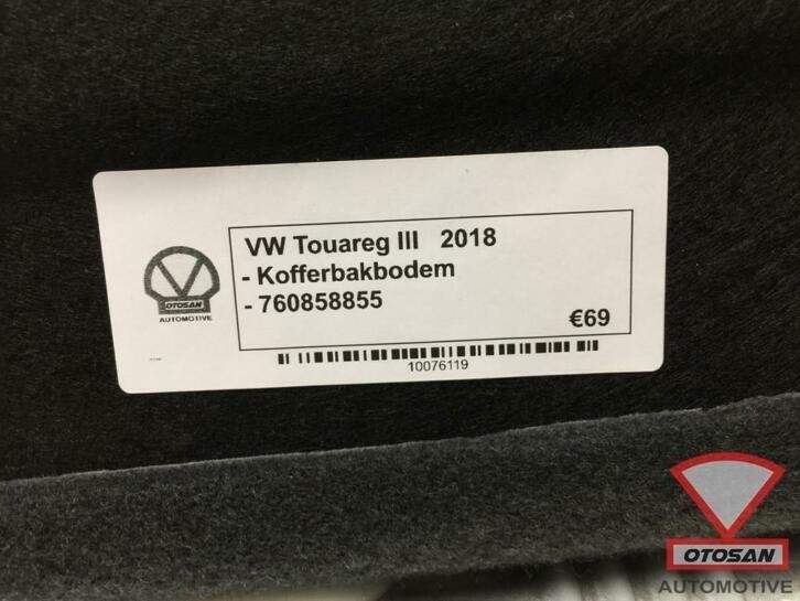 vw touareg 2018 kofferbakbodem mat 760858855 otosan bv, Gebruikt, Volkswagen, Volkswagen AG, Berliner Ring 2
38440  Wolfsburg, DE