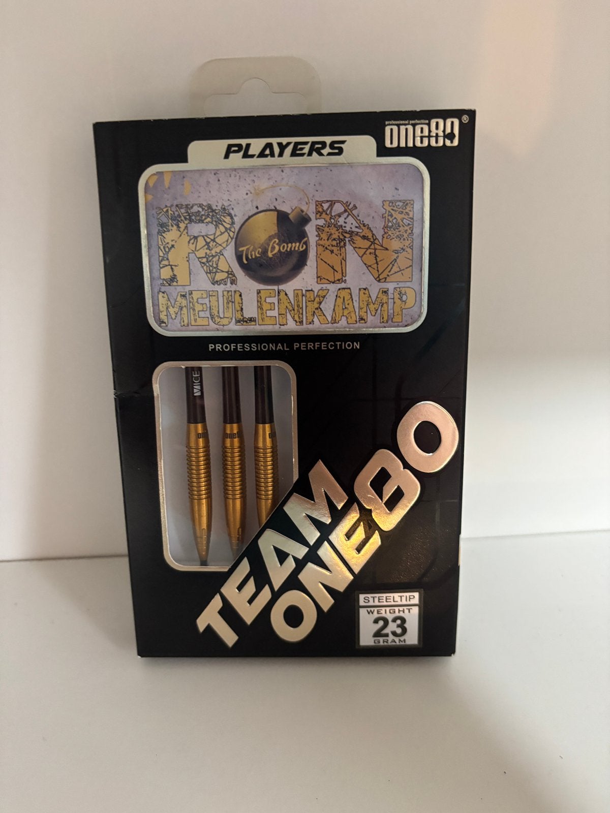 Nieuwe set Ron 'The Bomb' Meulenkamp darts - 23 gram, Sport en Fitness, Darts, Ophalen of Verzenden, Nieuw, Pijlen, Soft tip