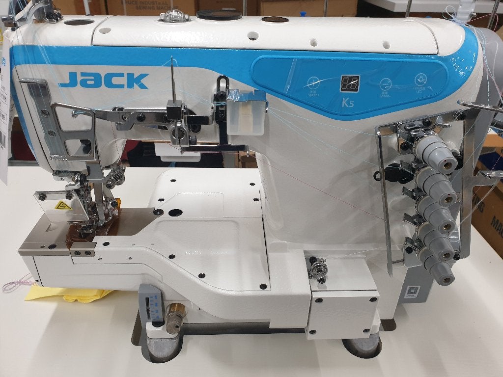 Jack K5-D bovendek onderdek machine ACTIE 4, Nieuw, Lockmachine, Industrieel, Ophalen