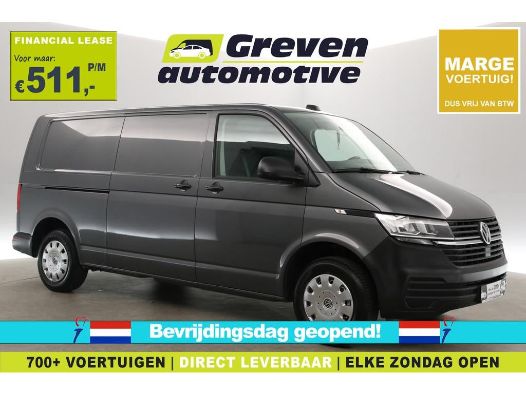 Volkswagen Transporter 2.0 TDI L2H1 150PK | Marge | Aut. | A, Auto's, Bestelauto's, Gebruikt, Euro 6, 4 cilinders, 150 pk