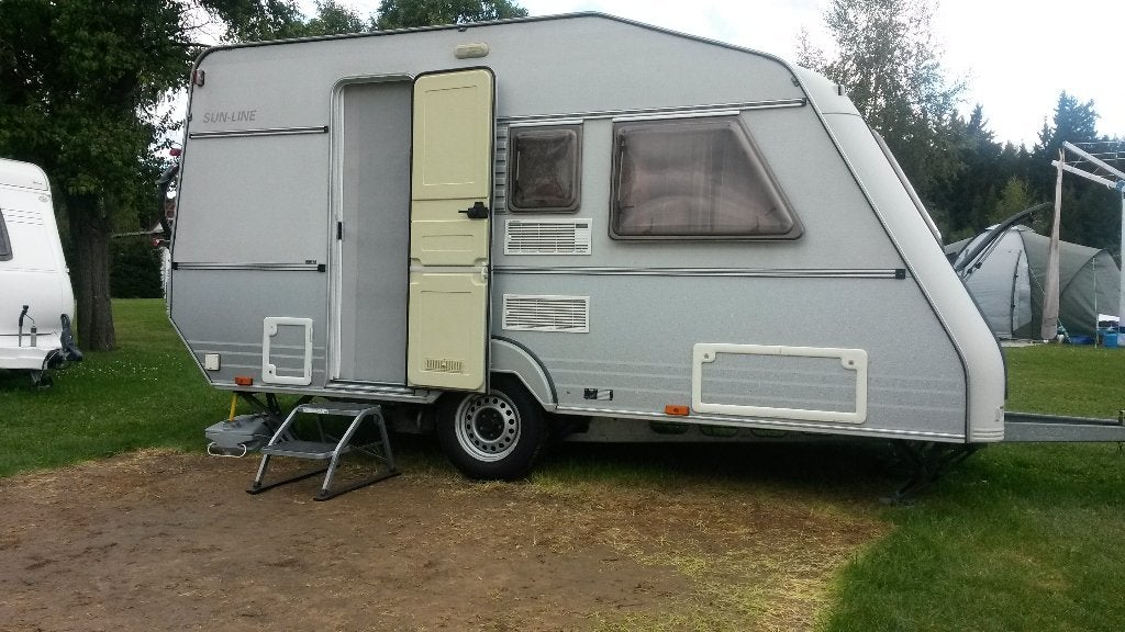 Kip 41 TTZ Sun line 1999, voortent 2011, vaste en toerluifel, Kip, Treinzit, 750 - 1000 kg, Particulier