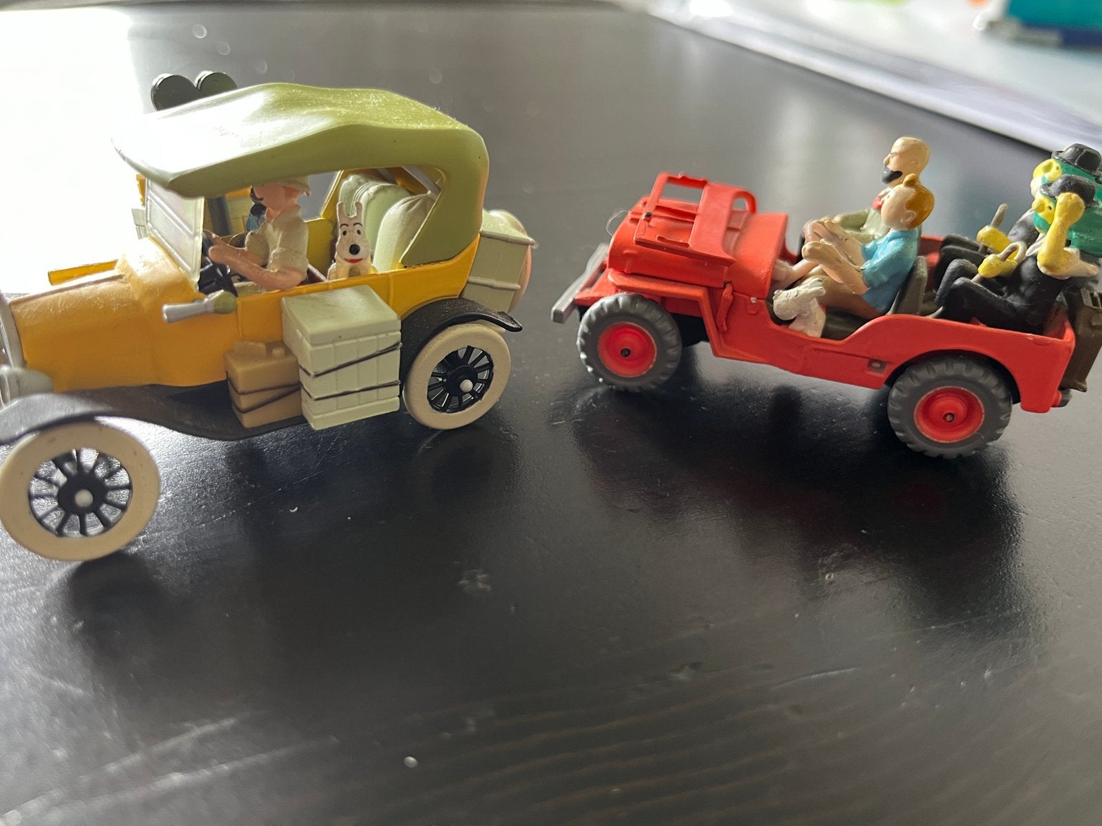Kuifje in T-Ford en Jeep met Janssen en Janssen, Ophalen of Verzenden, Gebruikt