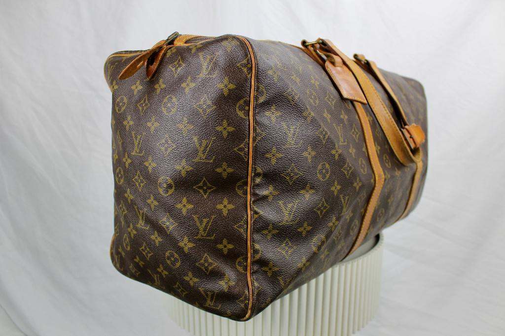 Louis Vuitton Sac Souple 55 - 1168, 30 cm of meer, Gebruikt, Bruin, Minder dan 35 cm