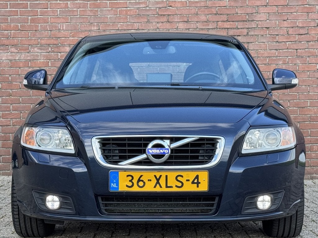 Volvo V50 2.0 LIMITED EDITION | NL-AUTO! | 1E EIG! | LEDER!, Auto's, Volvo, Gebruikt, Zwart, 4 cilinders, Blauw