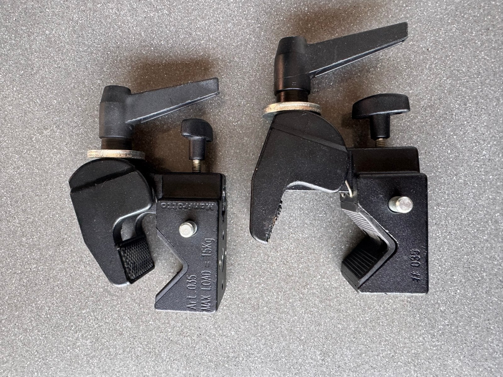Manfrotto Super Clamp 035 (2 stuks), Manfrotto, Overige typen, Ophalen of Verzenden, Zo goed als nieuw