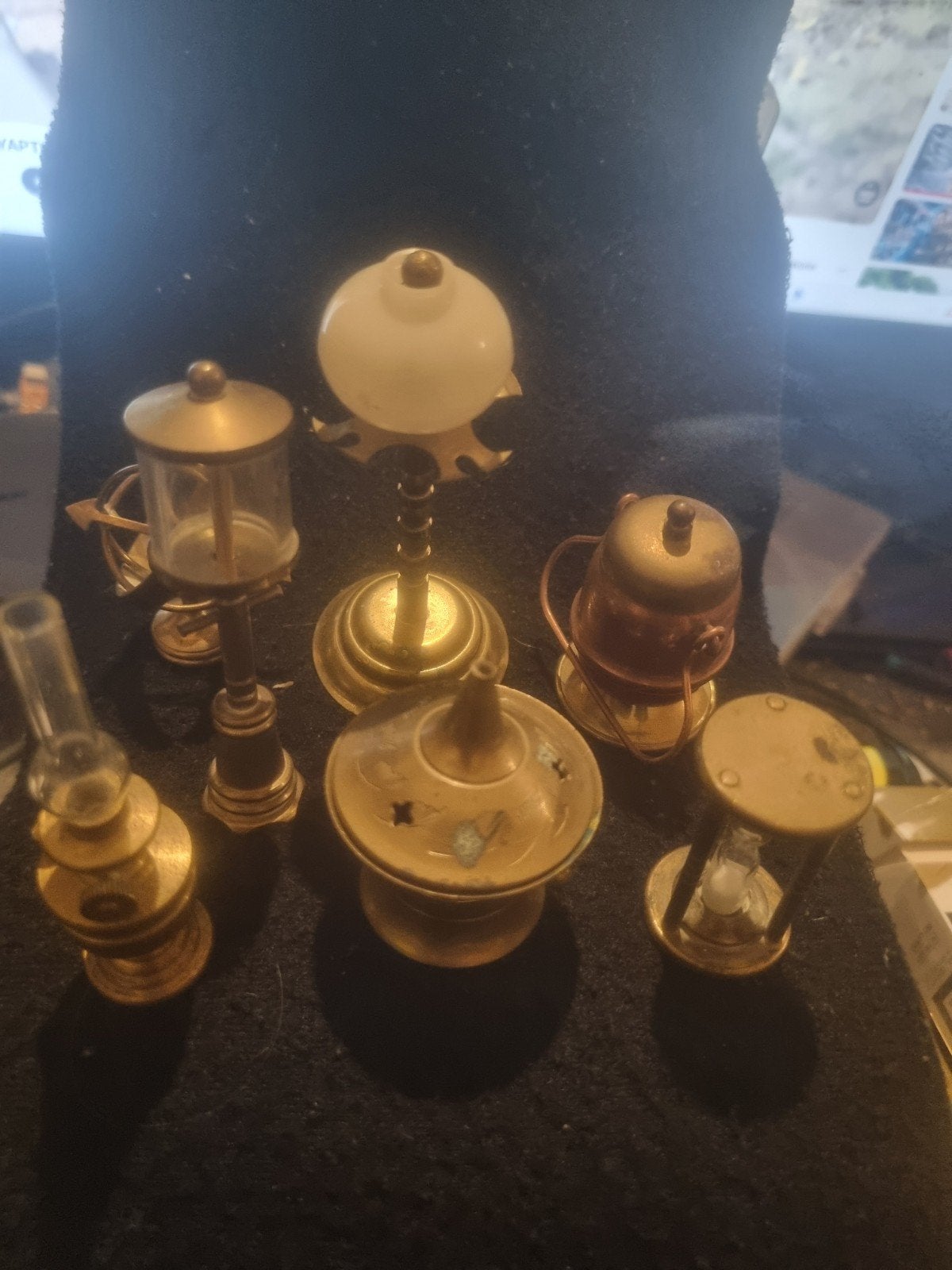 Miniatuur messing decoratie set - 12 stuks, Ophalen of Verzenden