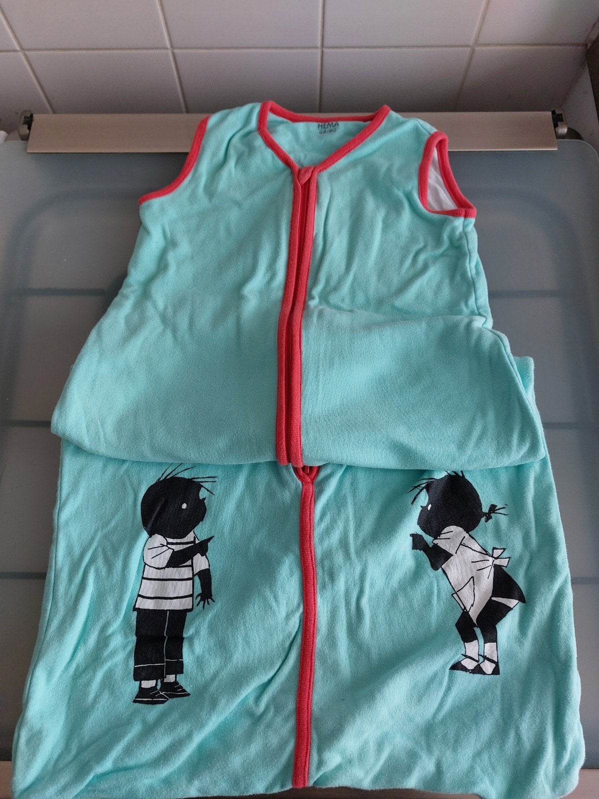 Hema babyslaapzak maat 68/74 met Jip en Janneke print, Kinderen en Baby's, Dekens, Slaapzakjes en Inbakerproducten, Gebruikt, Ophalen of Verzenden