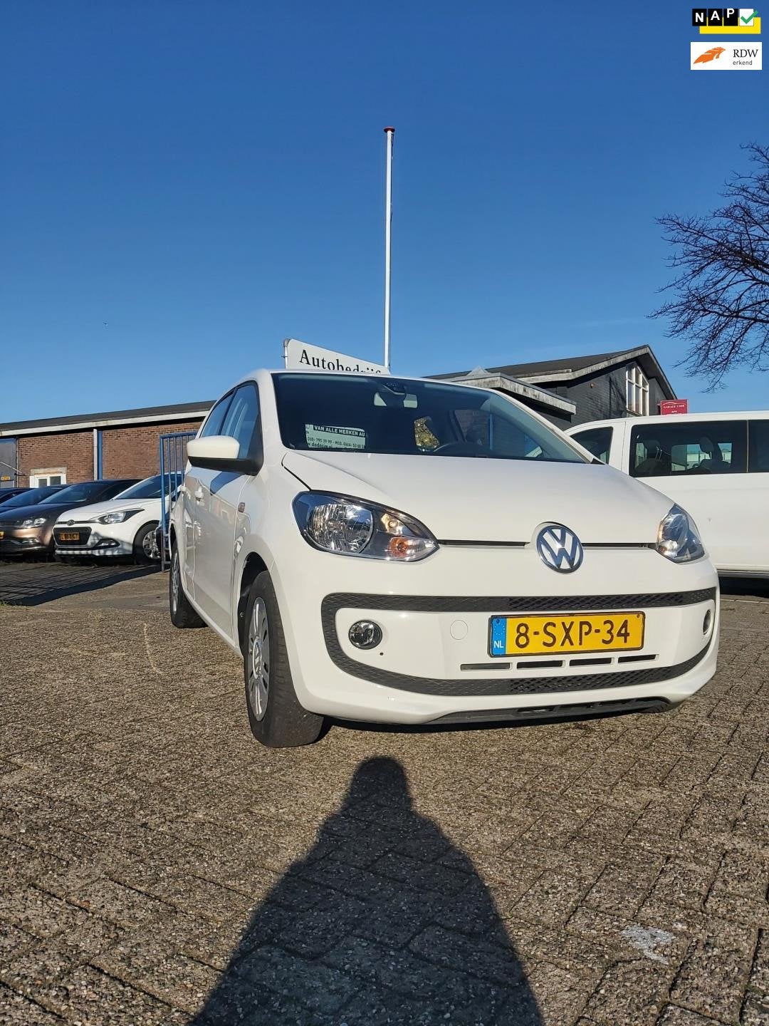 Volkswagen Up! * KORTING* *NAP + APK * AIRCO 1.0 move up! Bl, Auto's, Voorwielaandrijving, Euro 5, Gebruikt, Up!