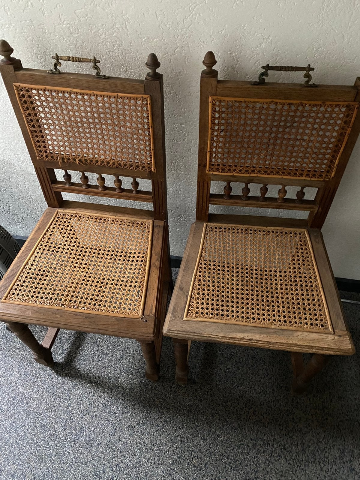 4 antieke stoelen, Ophalen of Verzenden