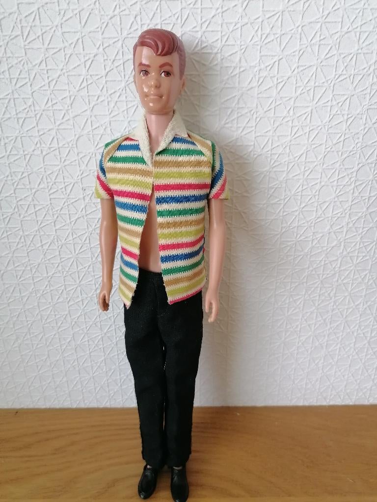 Oude Mattel Ken pop, Ophalen of Verzenden, Gebruikt, Pop