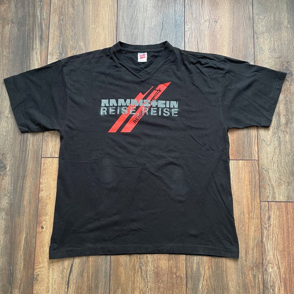 Rammstein Reise Reise T-shirt Hanes Maat XL A-234, Verzenden, Zwart, Onbekend, Maat 56/58 (XL)