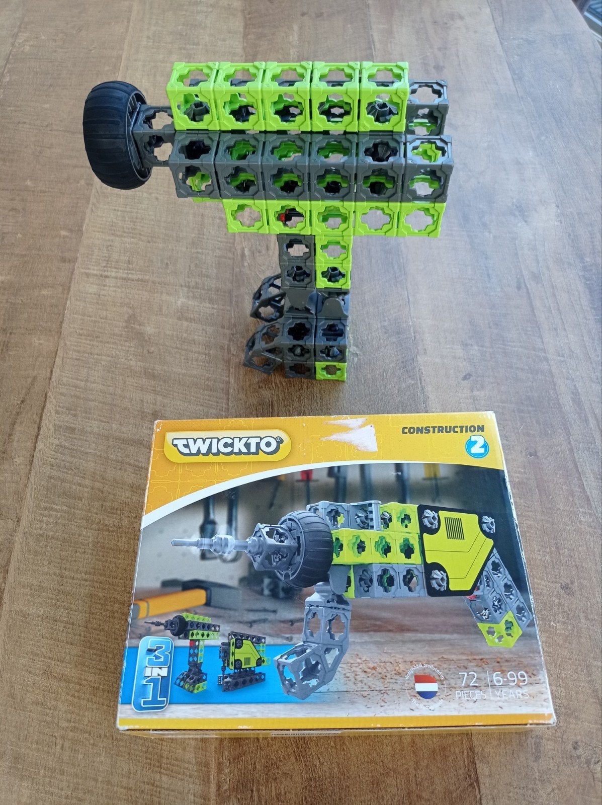 Twickto Construction 2 Bouwpakket - Boormachine & Meer, Ophalen of Verzenden, Zo goed als nieuw, Overige merken