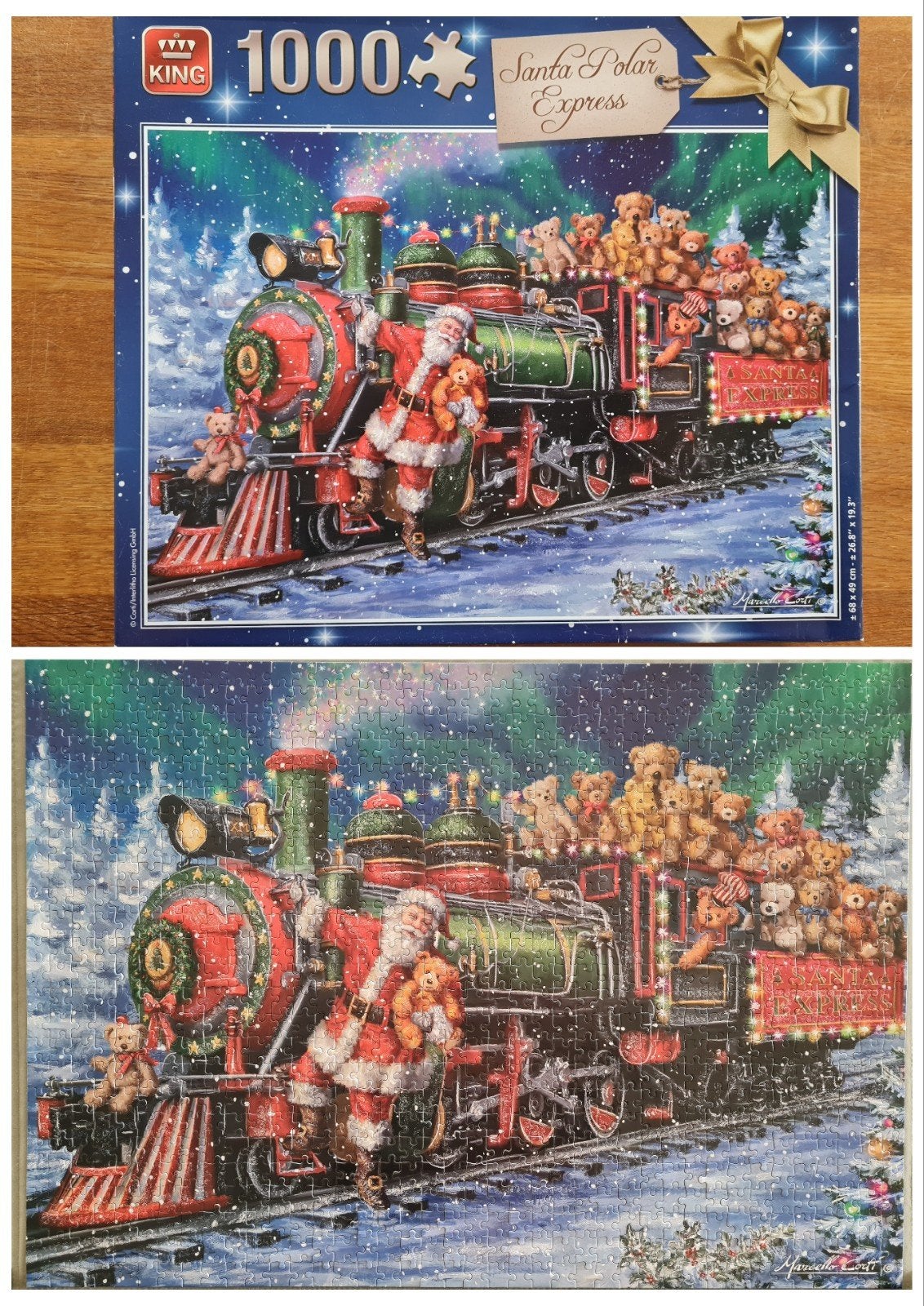 Kerst puzzels, Hobby en Vrije tijd, Ophalen of Verzenden, 500 t/m 1500 stukjes, Legpuzzel