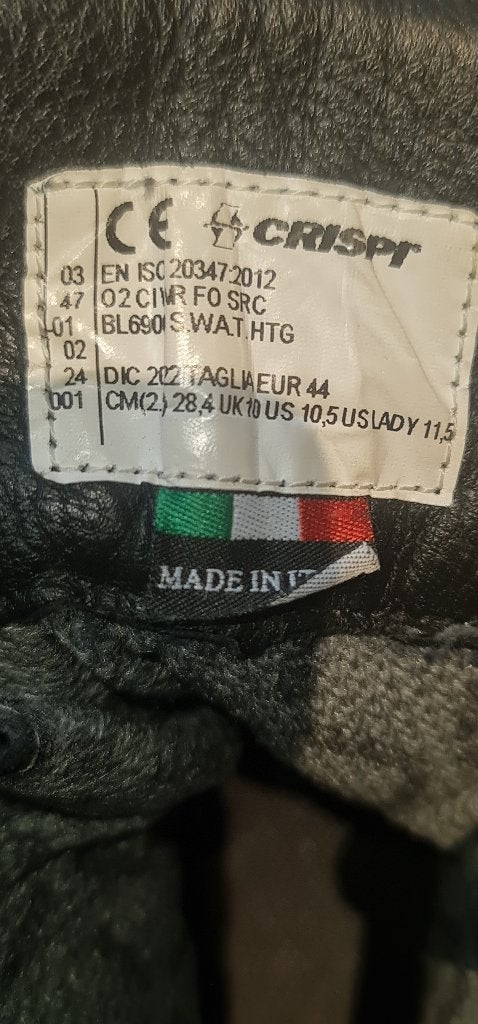 Crispi SWAT HTG, Crispi, Verzenden, Zwart, Zo goed als nieuw