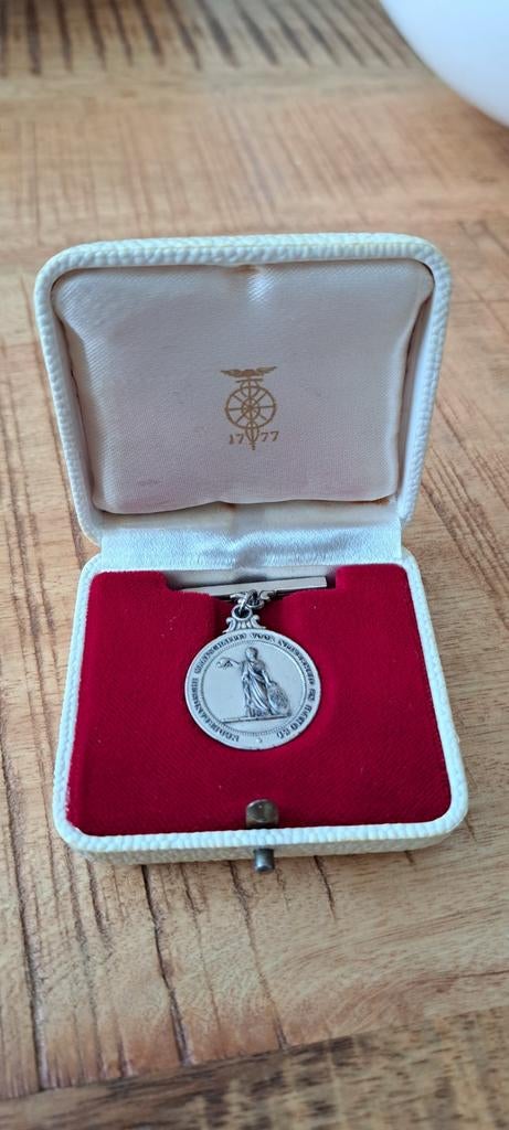 penning 'Maatschappij voor Nijverheid', Postzegels en Munten, Penningen en Medailles, Ophalen, Zilver, Nederland