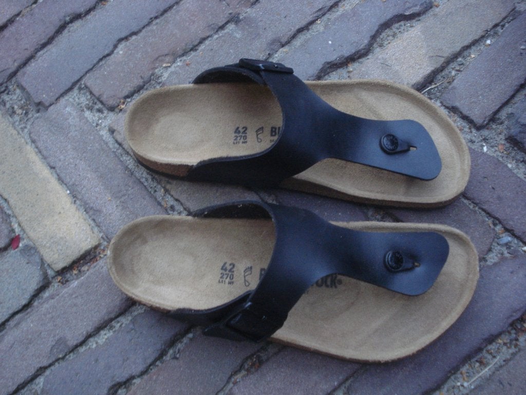 BIRKENSTOCK RAMSES ZWART 42 NIEUW GRATIS VERZENDING PER POST, Slippers, Verzenden, Zwart, Nieuw