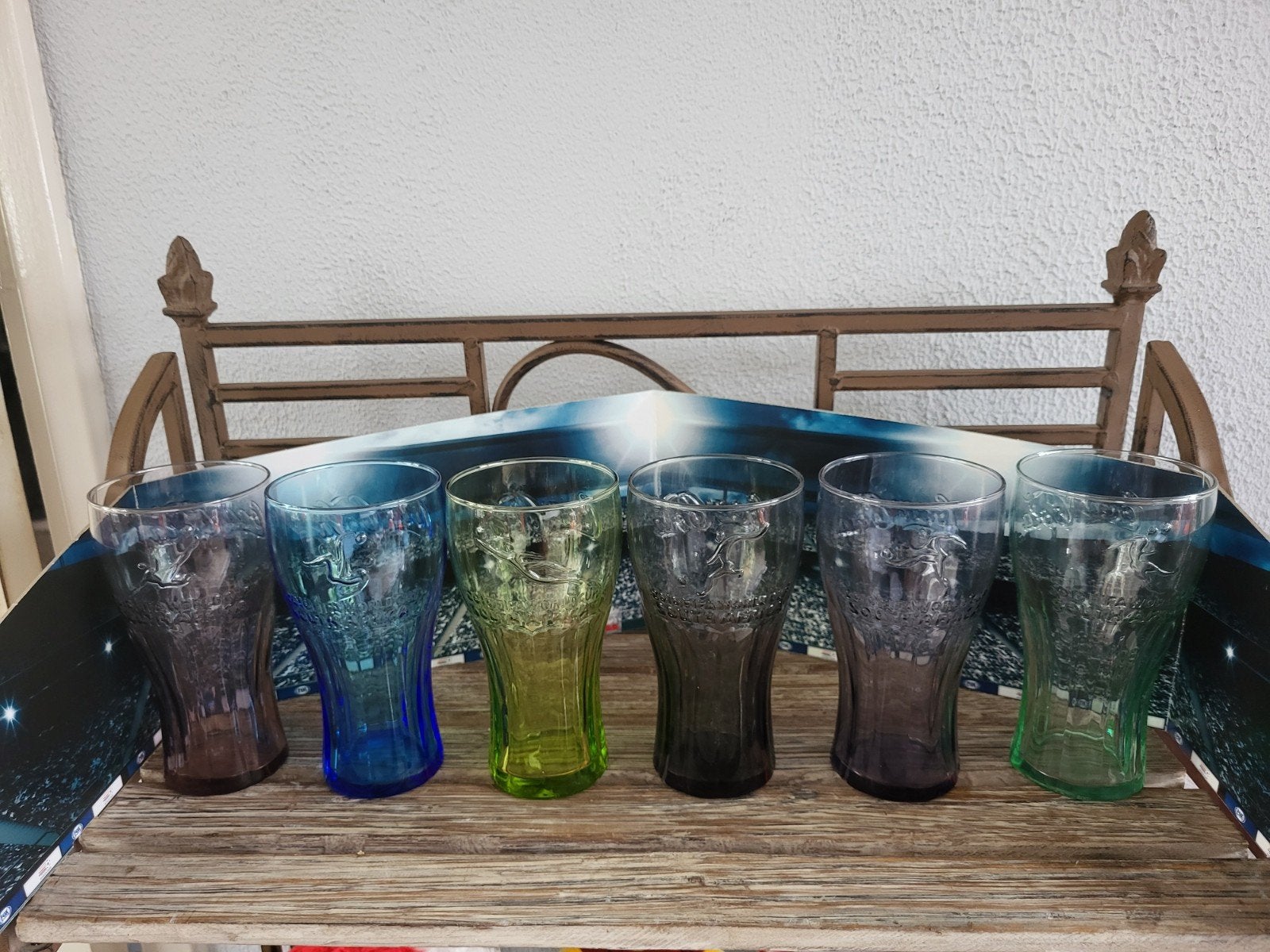 Complete set Coca Cola glazen Fifa Wk voetbal 2010, Verzamelen, Glas en Borrelglaasjes, Zo goed als nieuw, Frisdrankglas, Ophalen