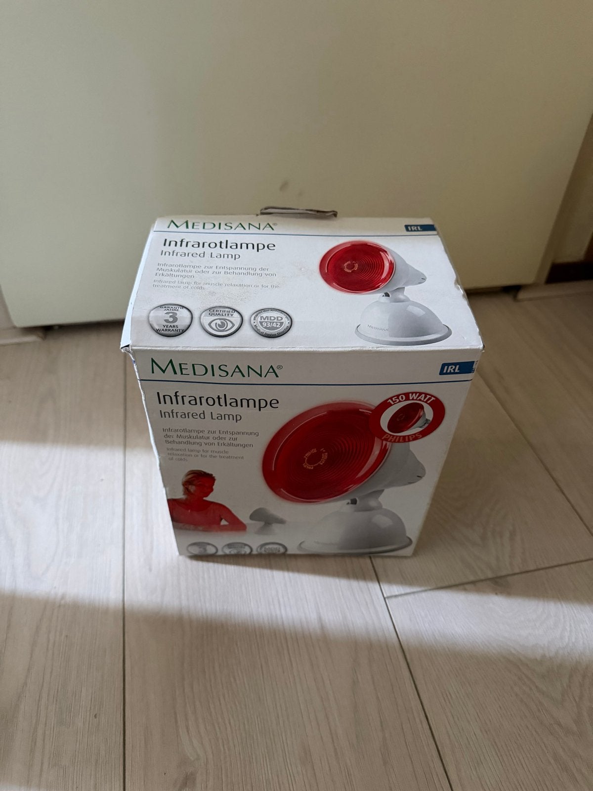 Medisana Infraroodlamp IRL 150 Watt - Ontspanning en Verlich, Ophalen of Verzenden, Zo goed als nieuw, Overige typen