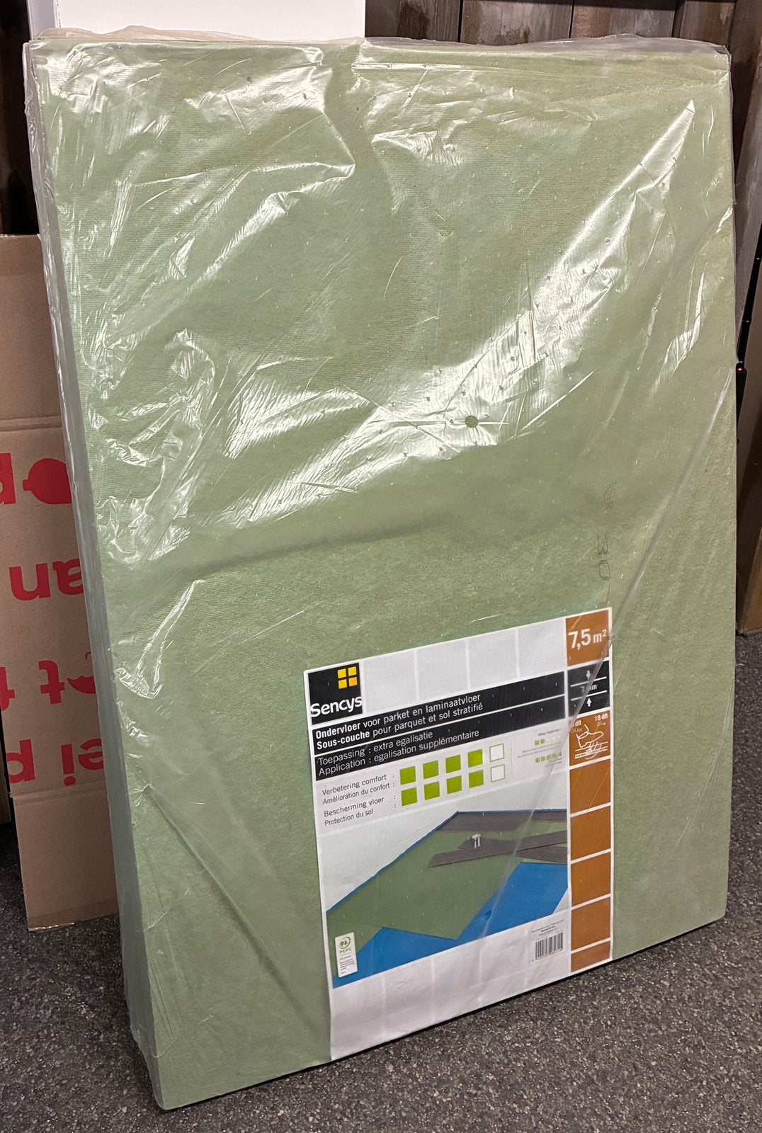 Ondervloer laminaat: 13 platen gratis af te halen, Ophalen, Overige materialen, 30 cm of meer, 50 tot 150 cm