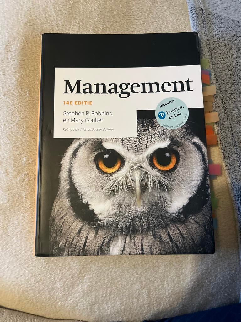 Management 14e editie - Stephen P. Robbins & Mary Coulter, Ophalen of Verzenden, Zo goed als nieuw, Management