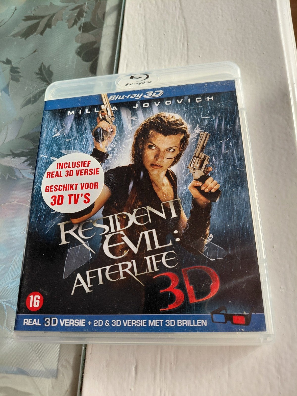 Resident Evil 4: Afterlife (3D+2D Blu-ray) met 3D brillen!, Vanaf 16 jaar, Film, Actie, Ophalen of Verzenden