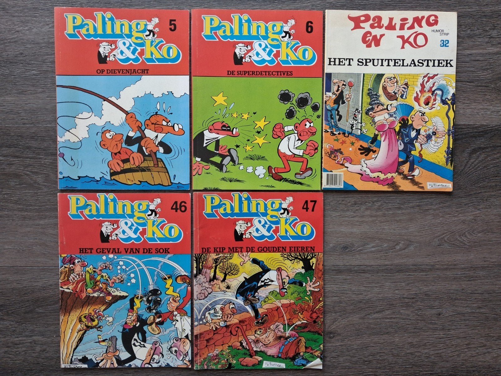 Paling en Ko 5x  |  Zie omschrijving €0,75, Complete serie of reeks, Ophalen of Verzenden, Gelezen, Ibañez