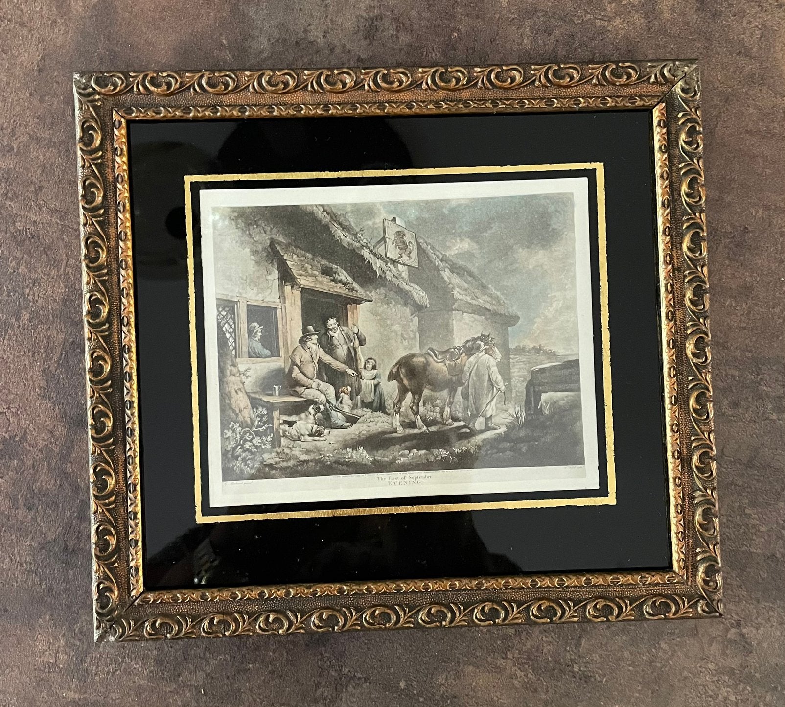 Antieke prenten George Morland, Antiek en Kunst, Kunst | Schilderijen | Klassiek, Realistisch, Overige technieken, Dieren, Ophalen of Verzenden