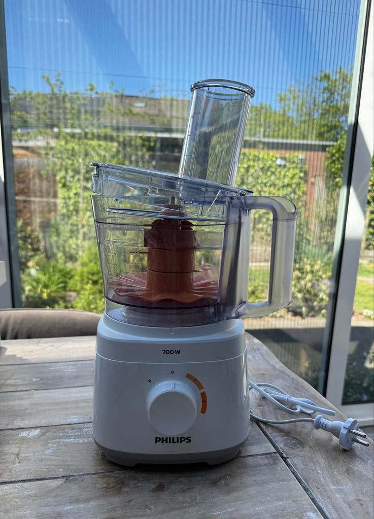 Philips Foodprocessor 700W - Krachtige Keukenhulp, Ophalen of Verzenden, Gebruikt, Blender