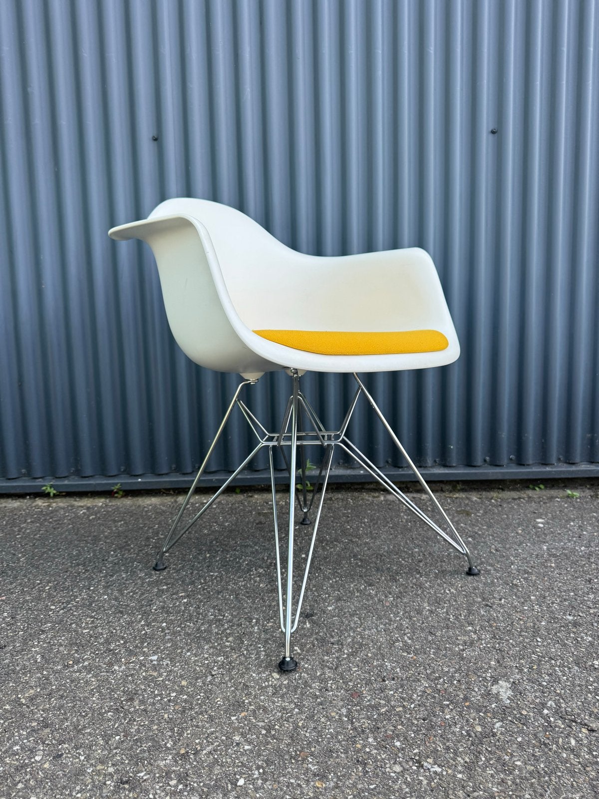 6 Vitra DAR stoelen, Ophalen, Kunststof, Gebruikt, Wit