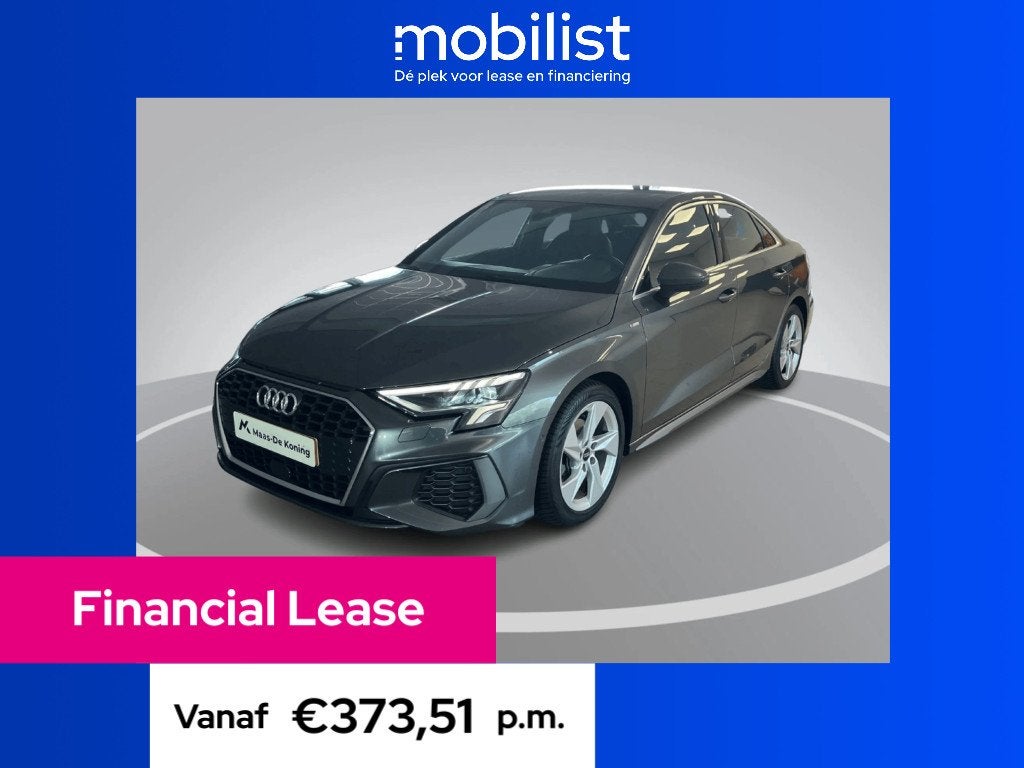 Audi A3 Limousine 30 TFSI/110PK S edition (bj 2023), Auto's, Audi, Bedrijf, Lease, Financial lease, A3, ABS, Achteruitrijcamera
