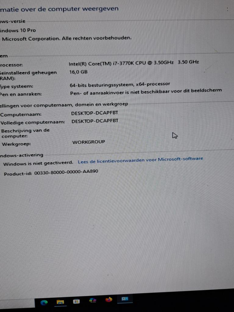 Computer, Computers en Software, Windows Laptops, Ophalen, 15 inch, 2 tot 3 Ghz