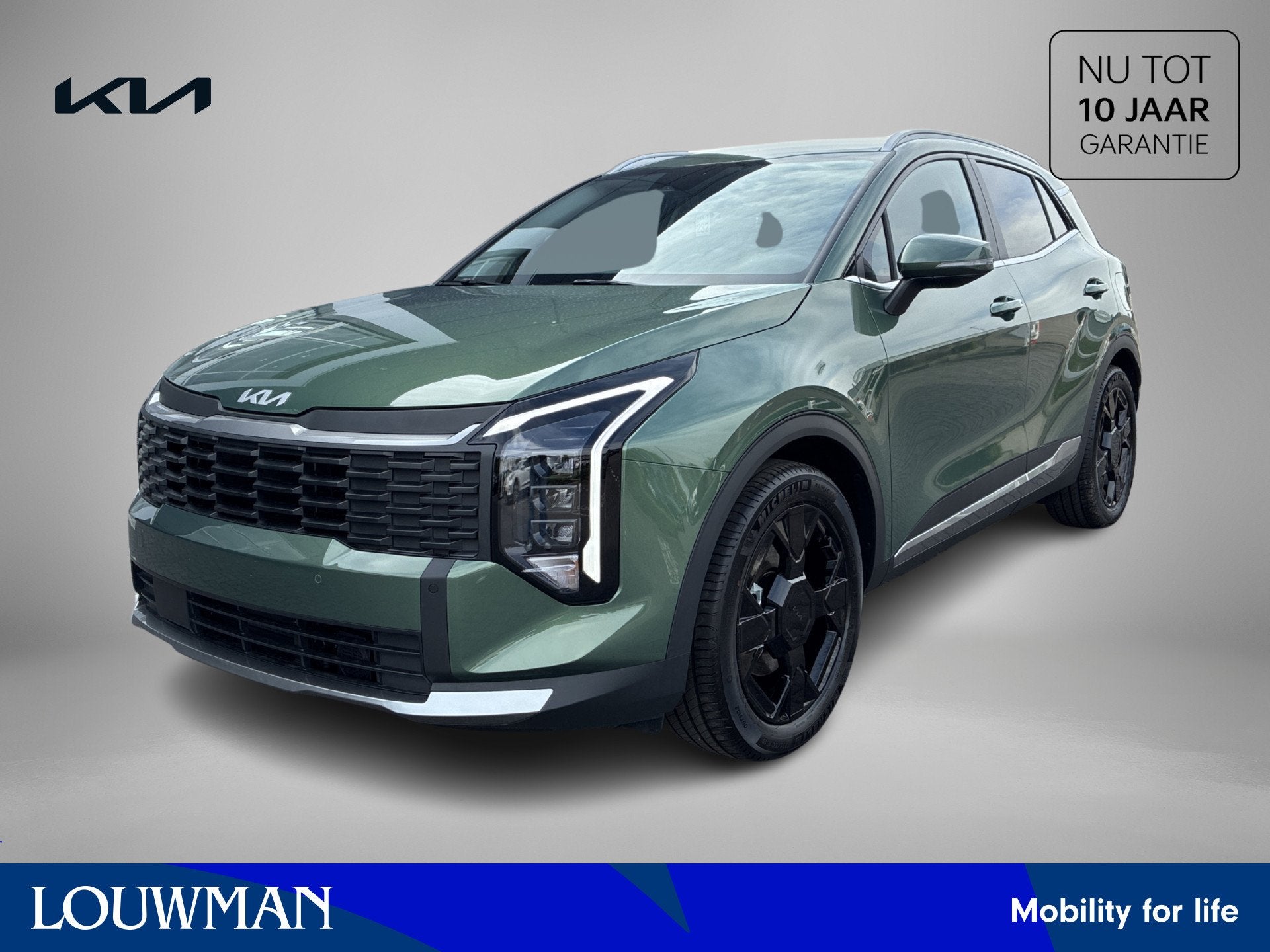 Kia Sportage 1.6 T-GDi Plug-in Hybrid DynamicPlusLine NU UIT, Auto's, Kia, Automaat, Stof, Zwart, 4 cilinders