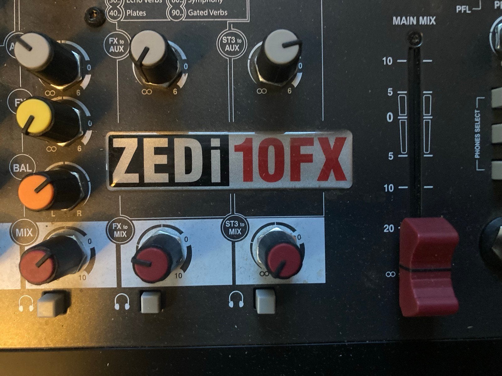 Allen & Heath Zedi 10 fx, Muziek en Instrumenten, Ophalen of Verzenden, Zo goed als nieuw