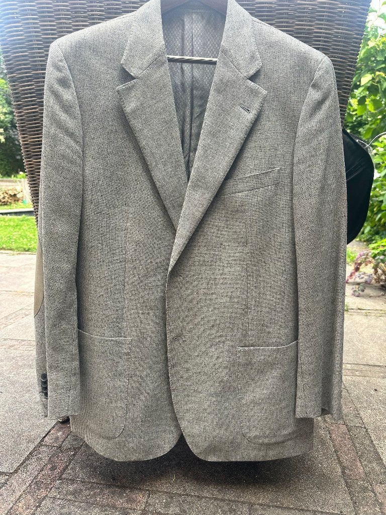 Corneliani jasje colbert maat 52R wol cashmere grijs beige, Maat 52/54 (L), Corneliani, Ophalen of Verzenden, Zo goed als nieuw