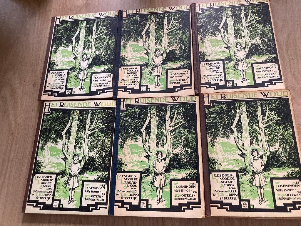 6 boek Jac. van der Klei en J.B. Ubink, Ophalen of Verzenden, Gelezen, Fictie algemeen
