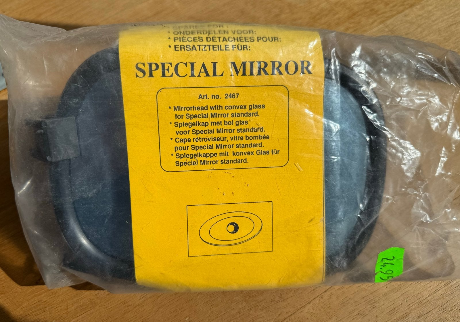 Special Mirror - Caravanspiegel - Spiegelkap met bol glas, Verzenden, Nieuw