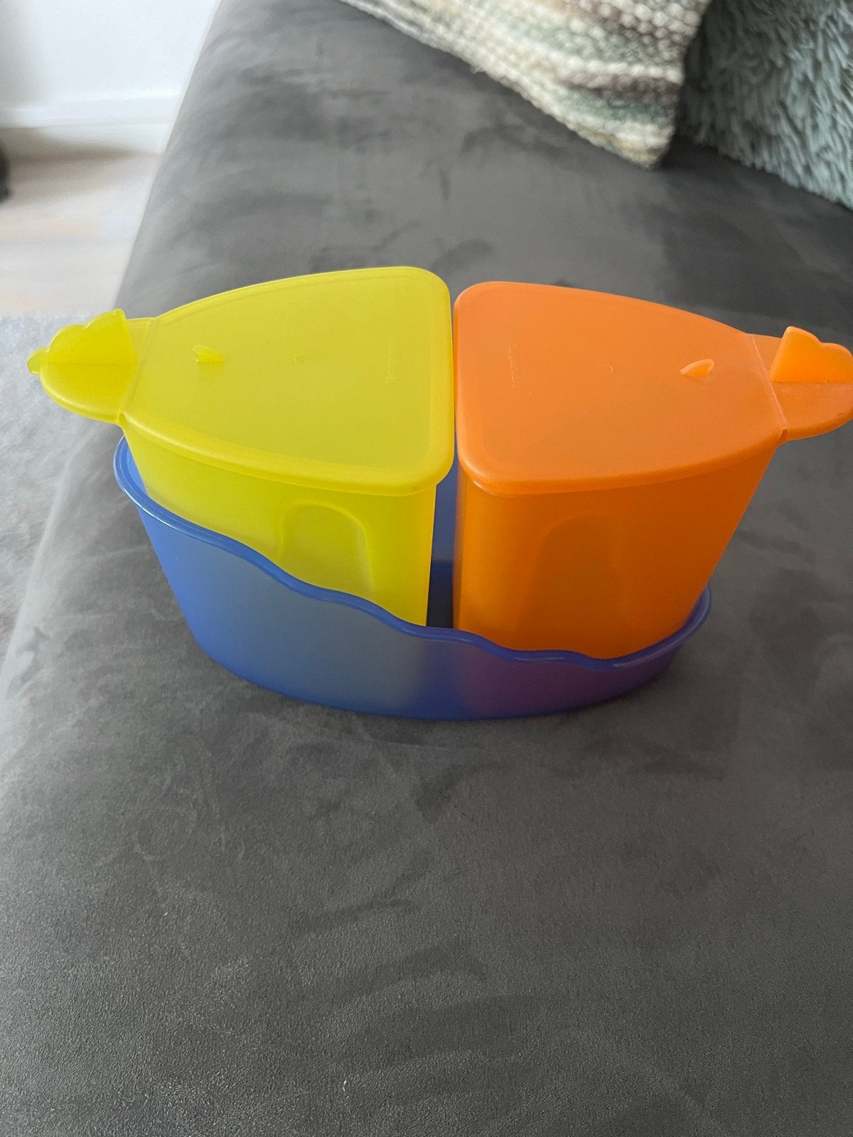 Tupperware melk- en suikerdispenser set, Gebruikt, Overige kleuren, Beker of Kan, Ophalen of Verzenden