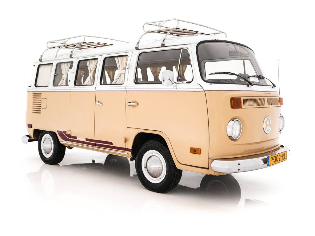Volkswagen KOMBI T2 campervan *BRASIL* (bj 1980), Stof, Overige carrosserieën, Geel, Bedrijf