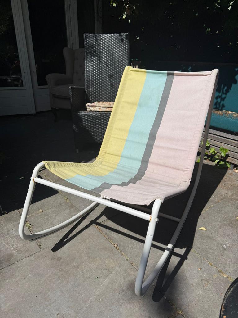 Ikea Tumholmen schommelstoel, Tuin en Terras, Ophalen of Verzenden, Zo goed als nieuw, Hout