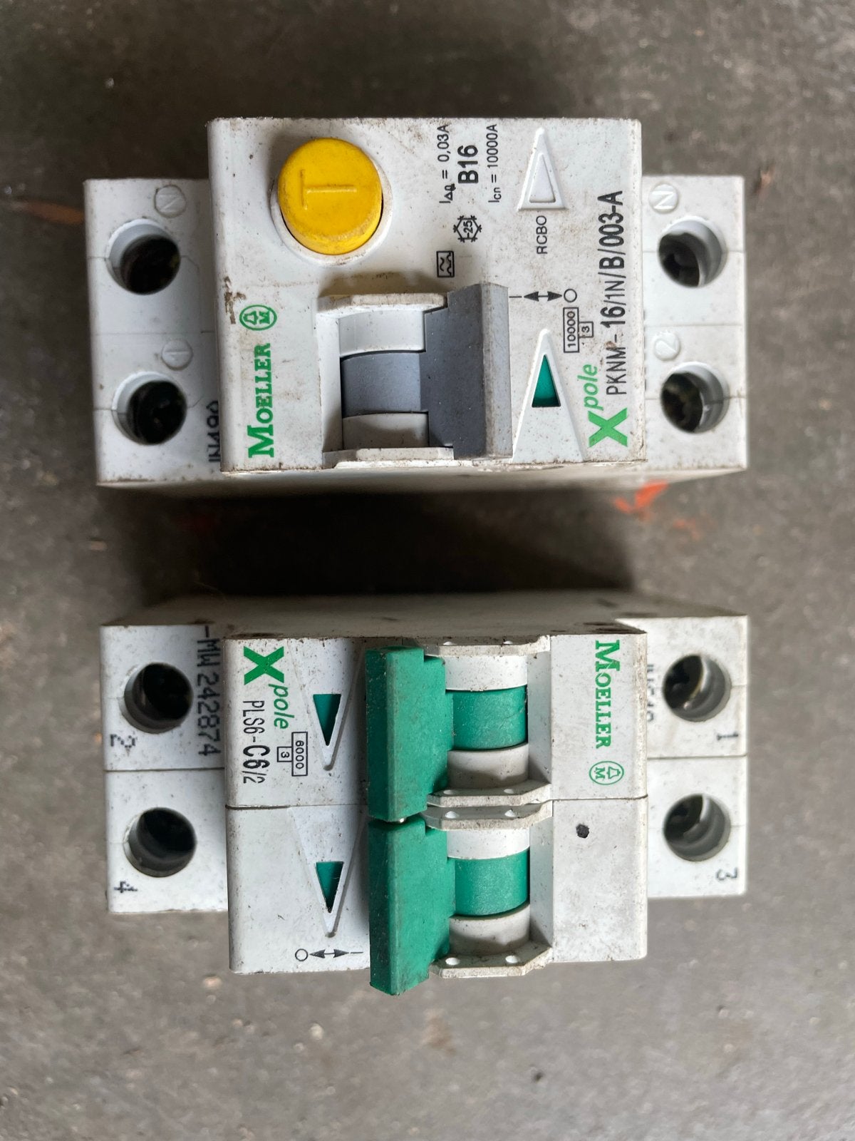 Relais voor meterkast - Moeller xPole PKNM-16/1N/B/003-A, Ophalen of Verzenden, Gebruikt, Eaton, Aardlekautomaat