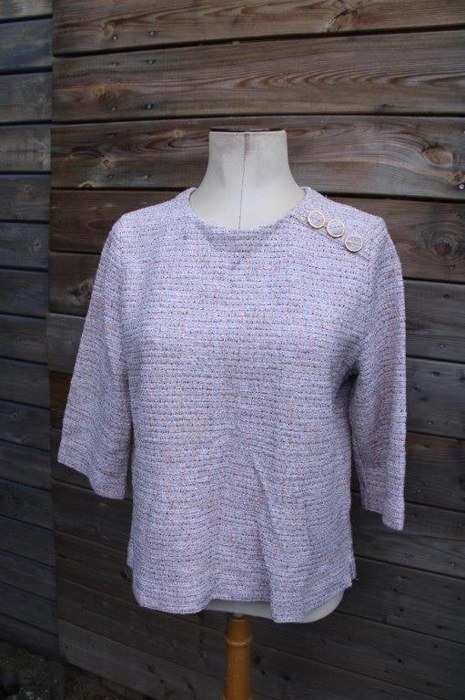 Tuniek roze/ blauw Claude Arielle mt L Vaste prijs, Kleding | Dames, Maat 42/44 (L), Ophalen of Verzenden, Zo goed als nieuw, Roze
