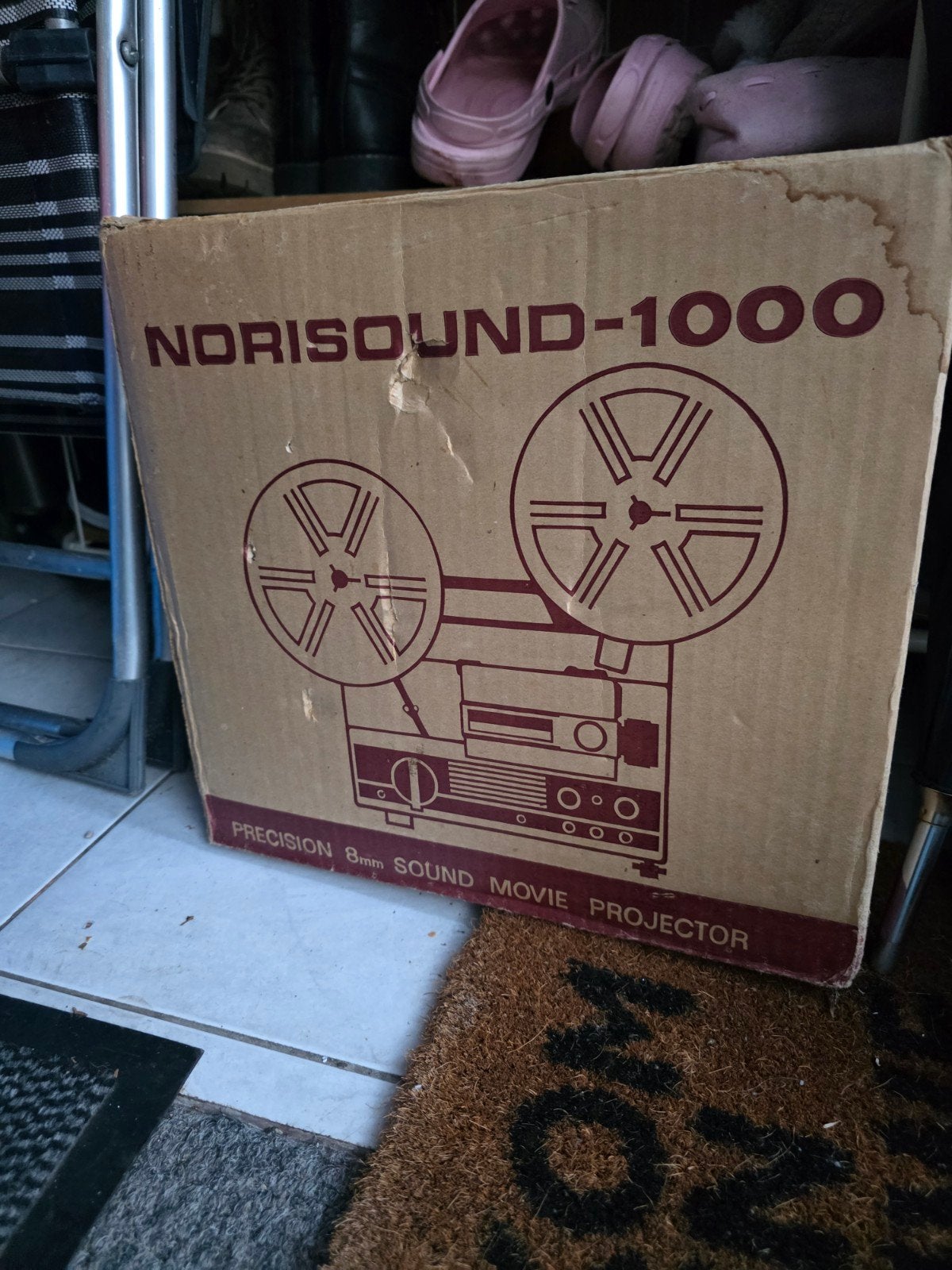 Norisound-1000 Precision 8mm Sound Movie Projector, Audio, Tv en Foto, Ophalen, Gebruikt, Met scherm