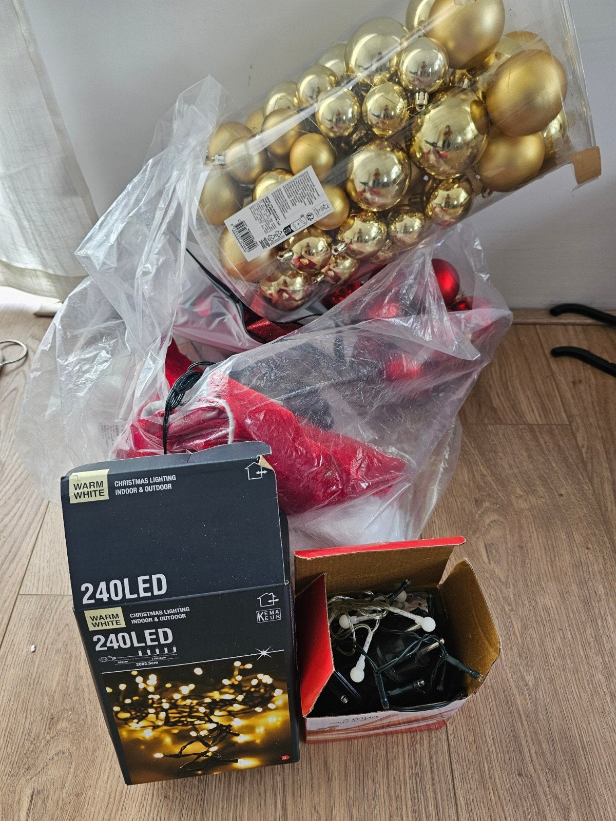 Christmas lights and some decorations, Diversen, Kerst, Ophalen