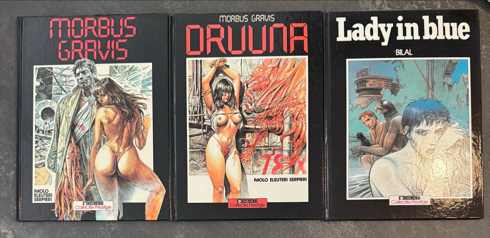 Morbus Gravis & Druuna - Paolo Eleuteri Serpieri hardcover 3, Boeken, Meerdere stripboeken, Ophalen of Verzenden, Zo goed als nieuw