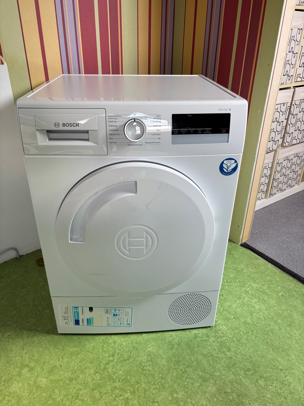 Bosch Serie 4 Condensdroger, Ophalen, 6 tot 8 kg, Zo goed als nieuw, Voorlader