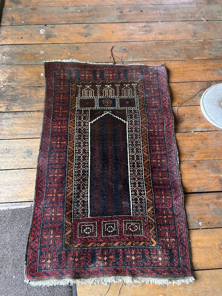 Vintage Afghaans Baluch gebedskleed, Ophalen of Verzenden