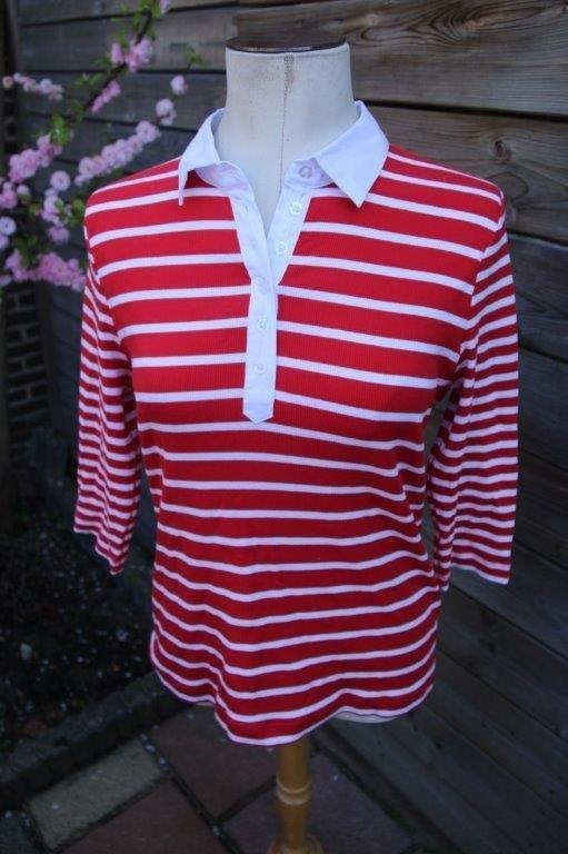 Tuniek rood/ wit Bloomings mt L Vaste prijs OPRUIMING, Maat 42/44 (L), Ophalen of Verzenden, Zo goed als nieuw, Bloomings