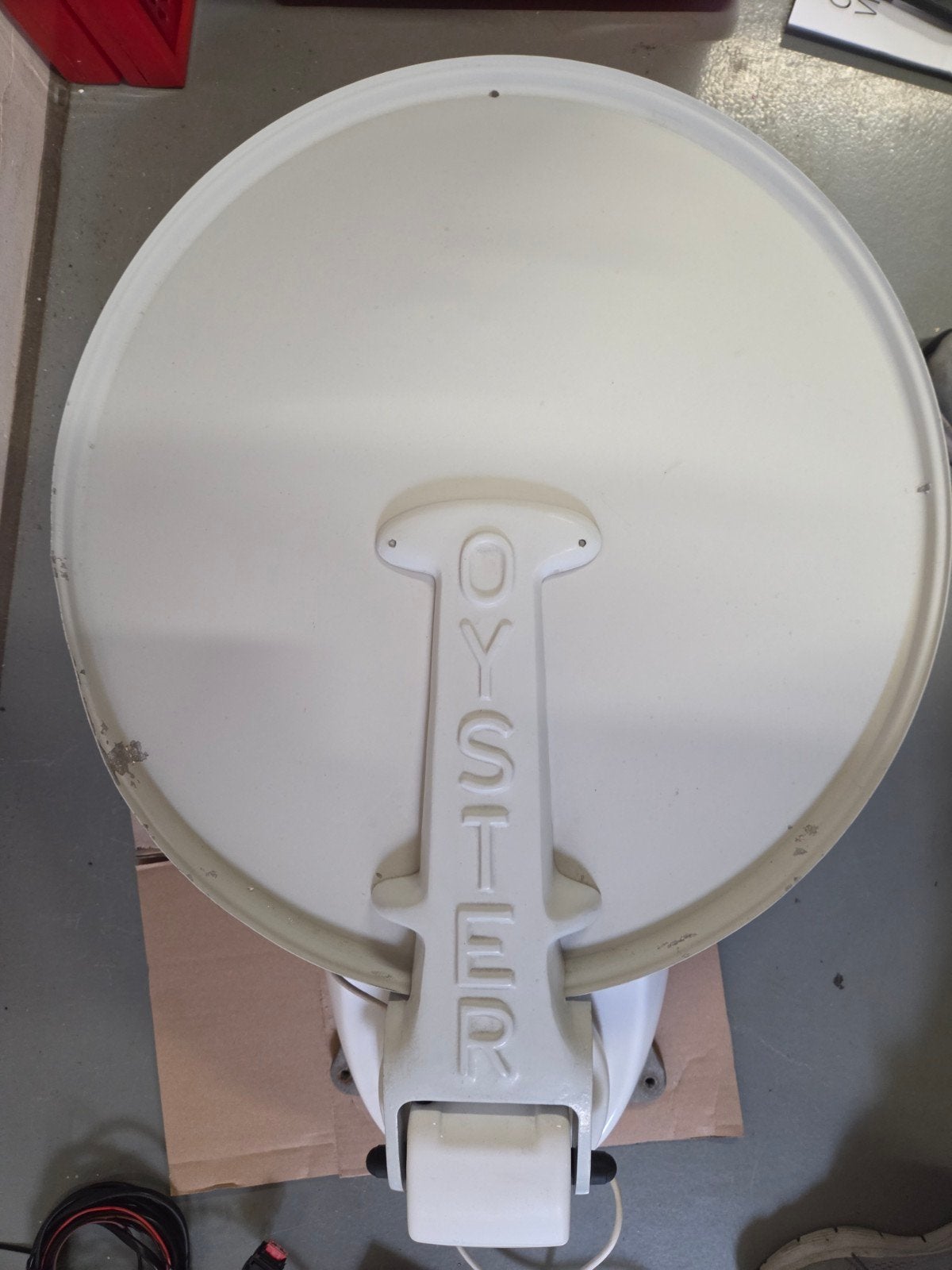 Oyster II automatische schotelantenne 70 cm met M7 receiver, Audio, Tv en Foto, Ophalen, Gebruikt, (Schotel)antenne, Overige merken