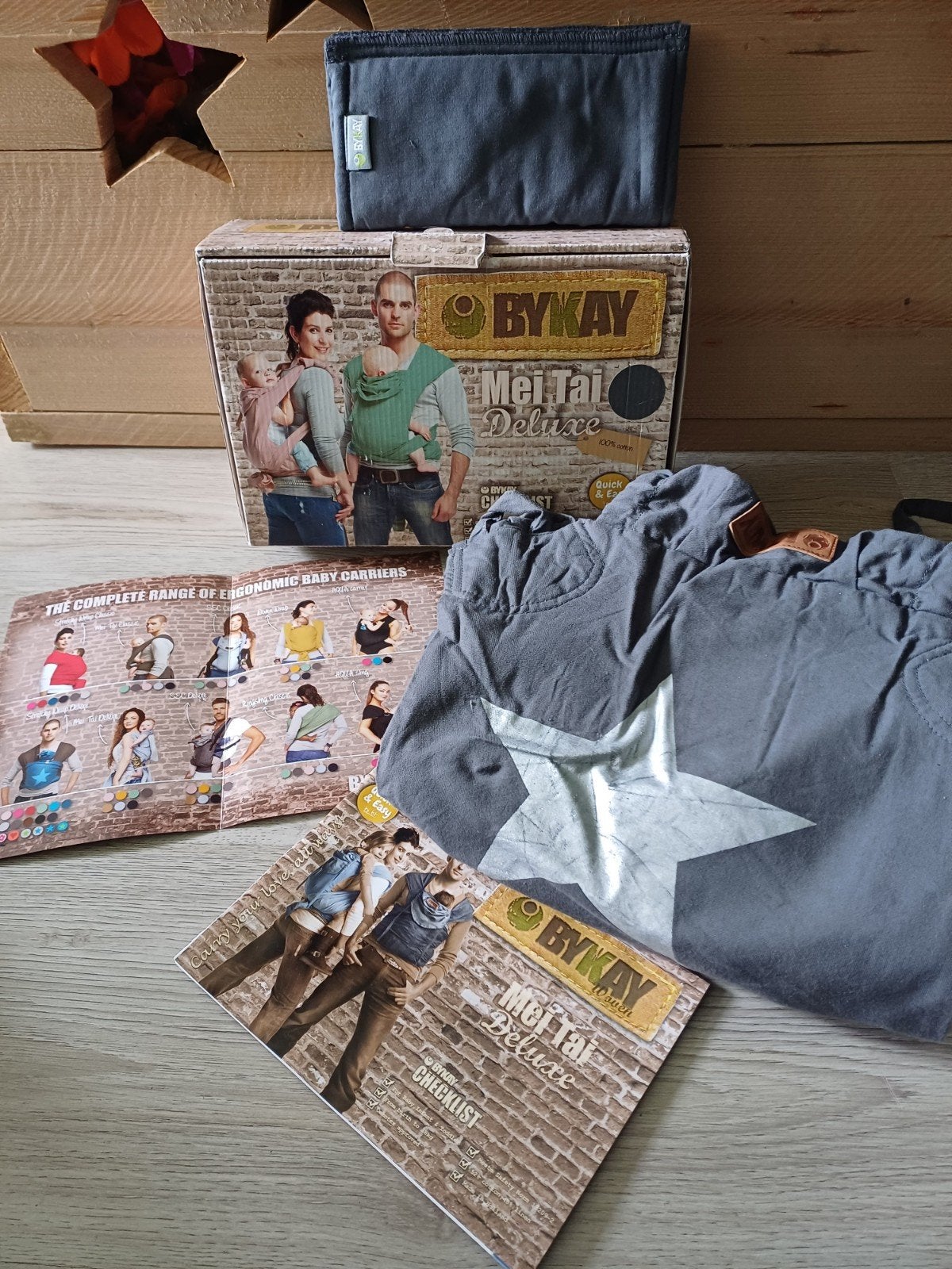 Draagdoek ByKay + regenhoes, Kinderen en Baby's, Babydragers en Draagdoeken, Ophalen of Verzenden, Draagdoek, Overige merken