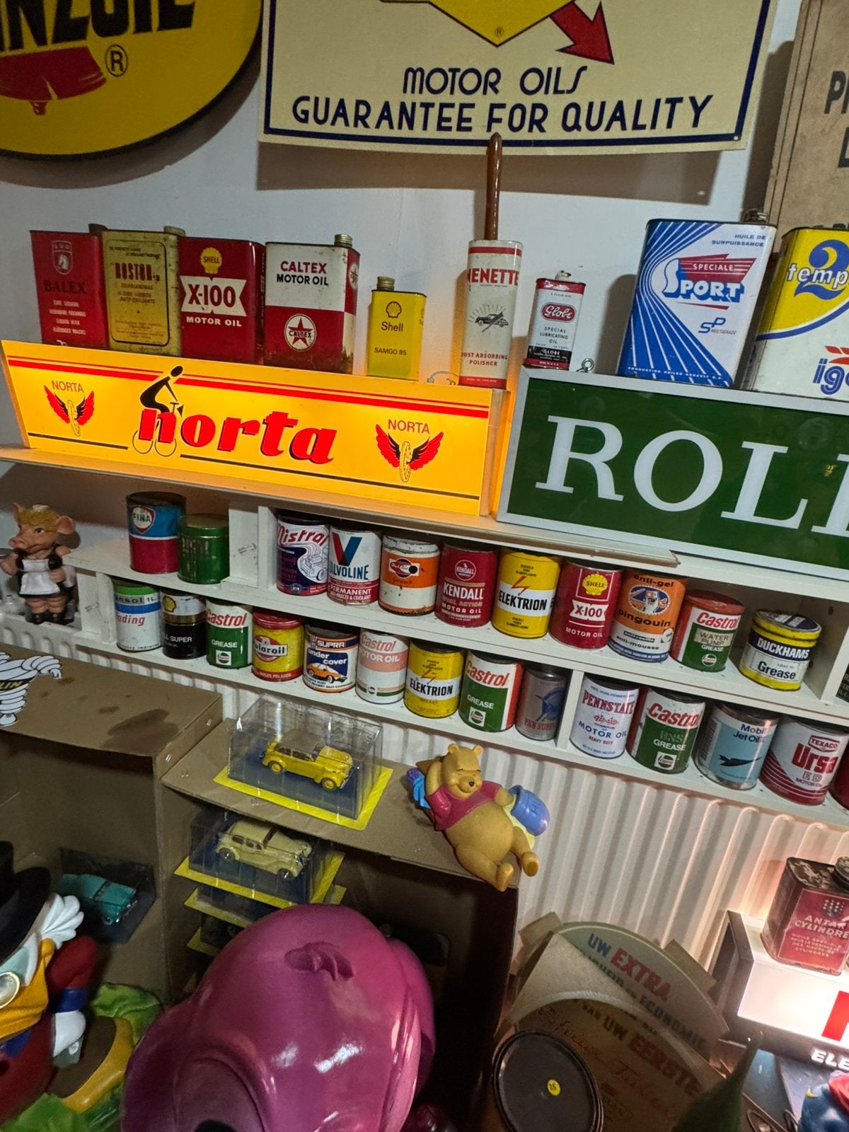 Diverse ronde 1 liter olie blikken, Verzamelen, Gebruikt, ., ., .